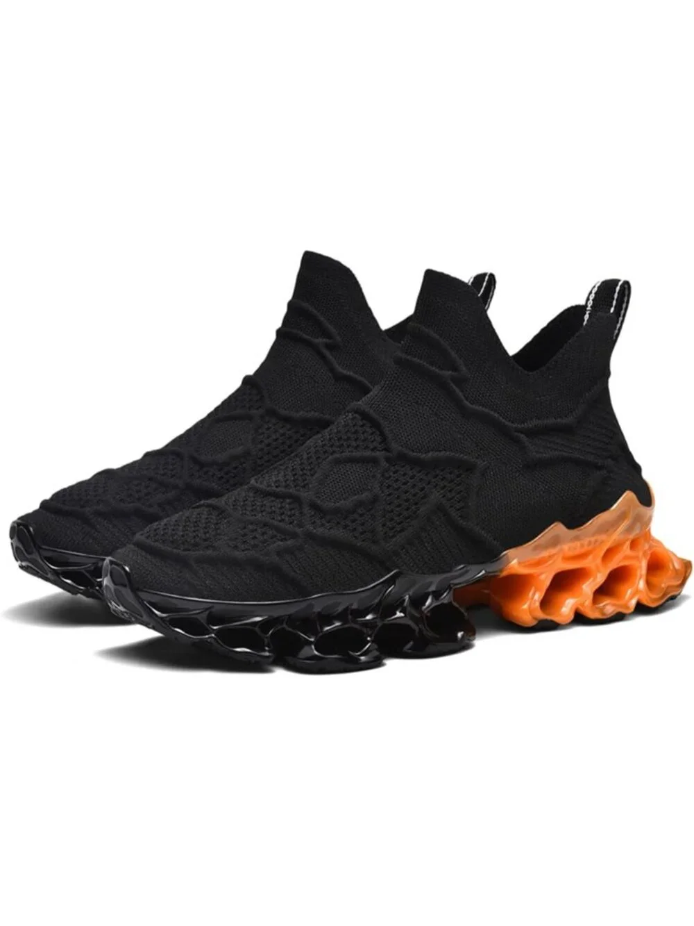 🆕Men's Black Slip on Loafers Walking Tennis Shoes Running Blade Sneakers